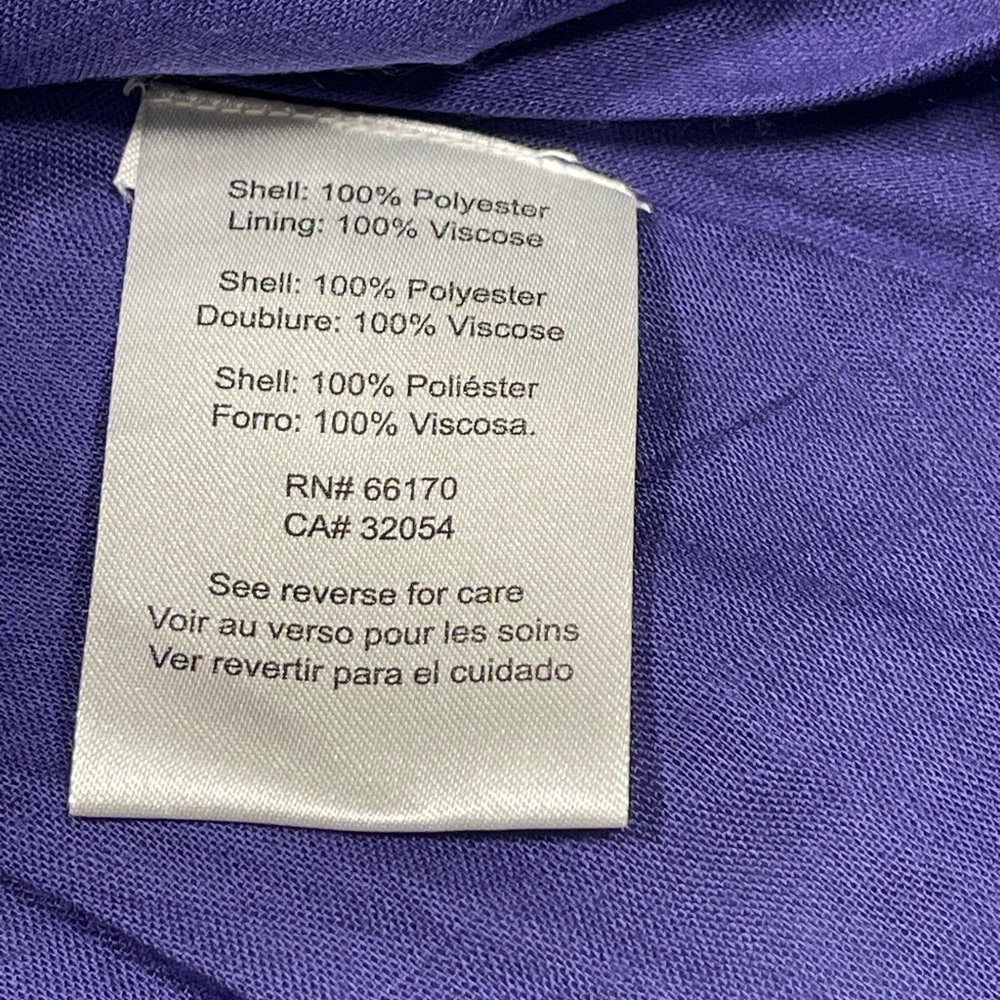 Anthropologie Purple Siddhartha Bansal Marble Dyed Pleated Maxi Skirt Size 2 - Picture 10 of 14